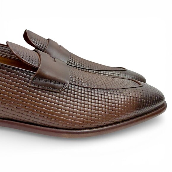 Hugo Boss Penny Brown Leather Loafers UK 8 US 9 main image 5